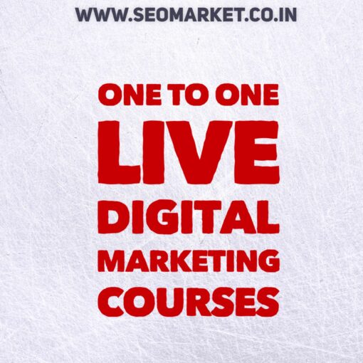 Buy One-to-One LIVE Digital Marketing Courses