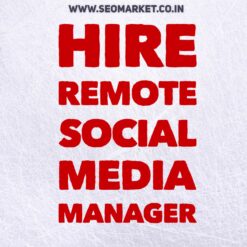 Hire Remote Social Media Marketing Manager - All Major Social Media Platforms Campaigns (Facebook, Instagram, Twitter, LinkedIn, YouTube, Quora, Reddit) - Remote Jobs / Work from Home
