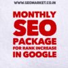 Monthly SEO package for Regular Rank Increase