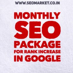 Monthly SEO package for Regular Rank Increase