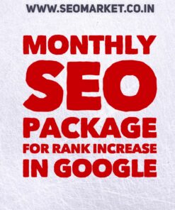 Monthly SEO package for Regular Rank Increase