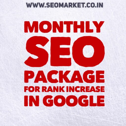 Monthly SEO package for Regular Rank Increase