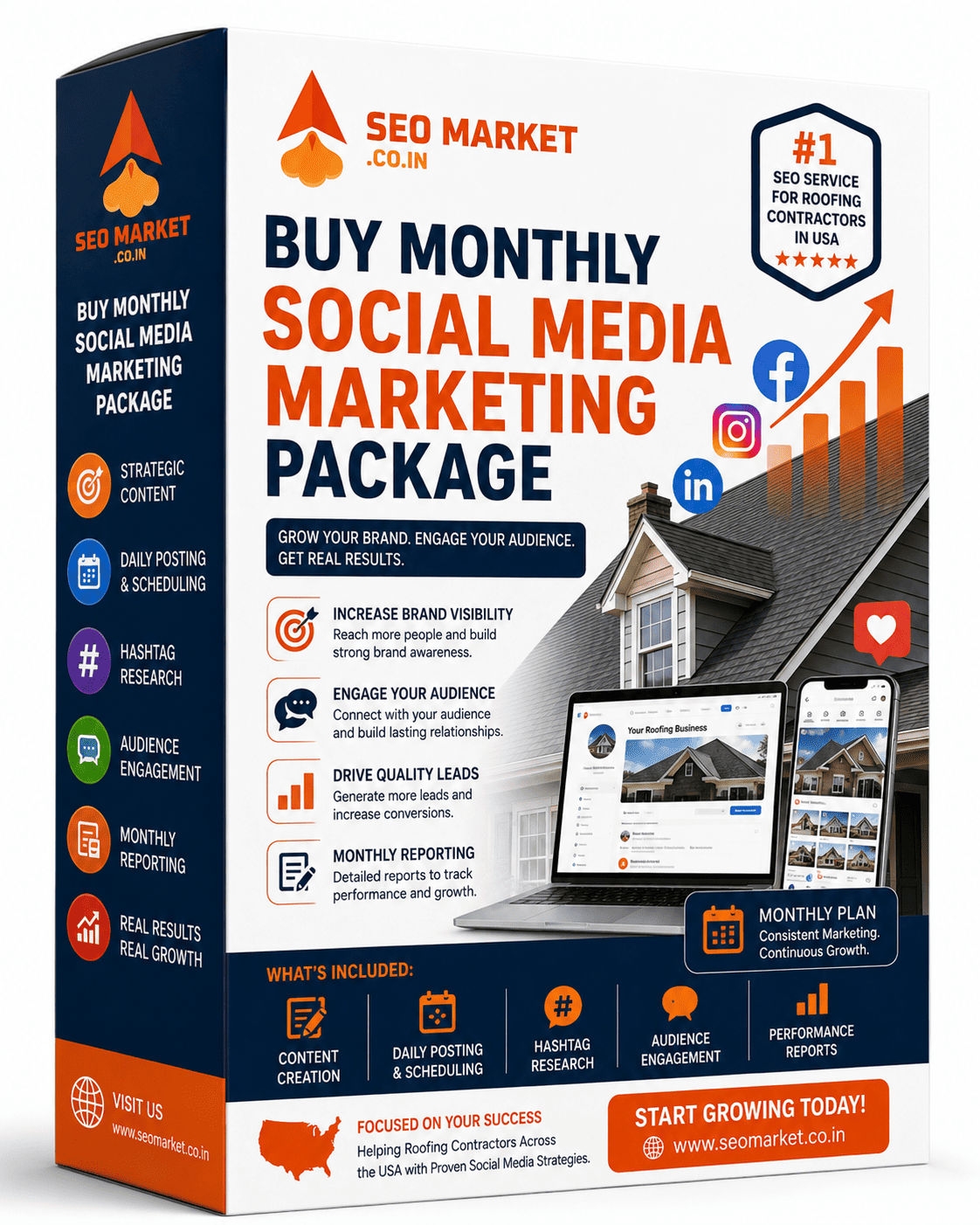 Buy Monthly Social Media Marketing Package