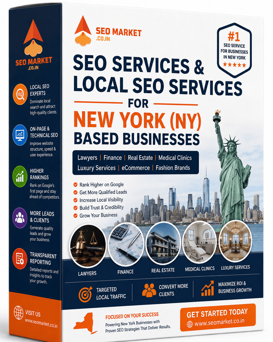 SEO Services & Local SEO Services for New York (NY) based Lawyers, Finance, Real estate, Medical Clinics, Luxury services