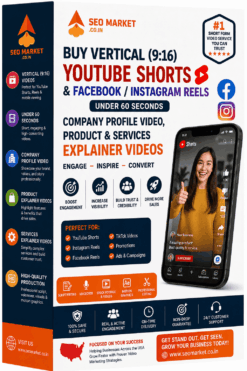 Buy Vertical (9:16) YouTube Shorts & Facebook / Instagram Reels (Under 60 seconds) Company Profile Video, Product & Services Explainer Videos for USA